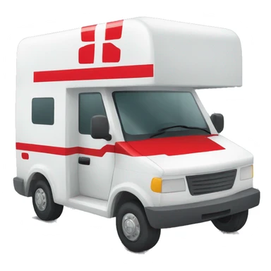 cruz roja de ambulancia sticker