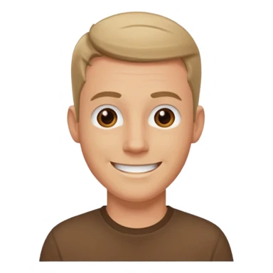 Neil Fanning with brown shirt sticker