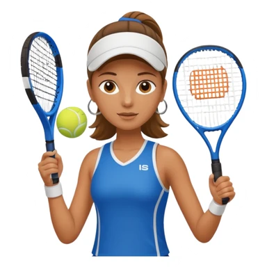 women after padel sticker