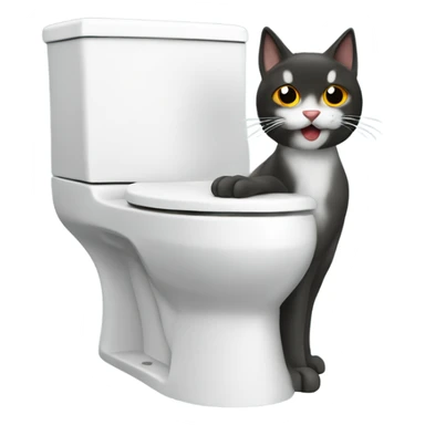 Skibidi toilet with One Cat sticker