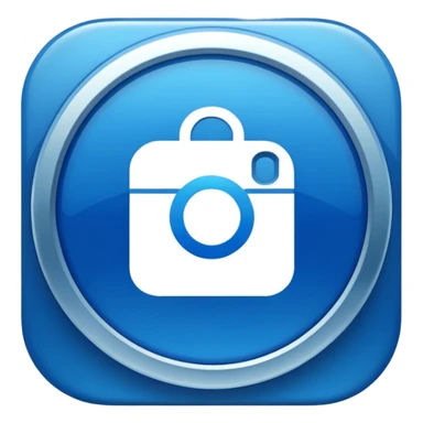 Instagram verified account badge, also known as the blue tick. sticker