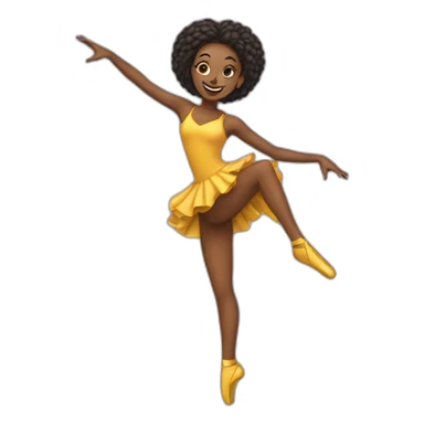 Performer woman dancer sticker