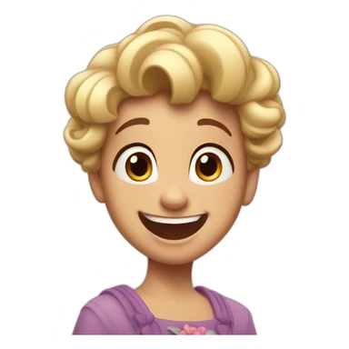 joy disney character sticker