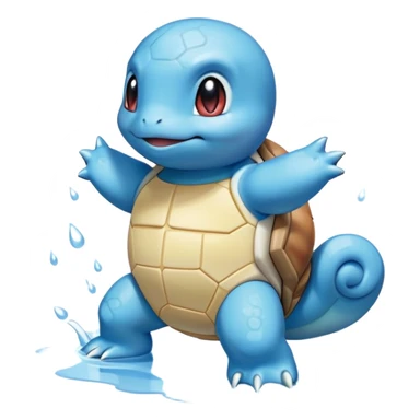 Rain on Squirtle sticker