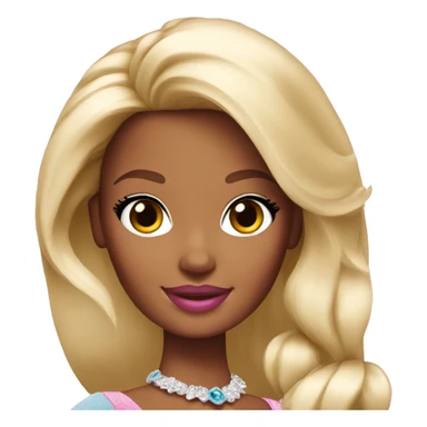 Barbie princess sticker