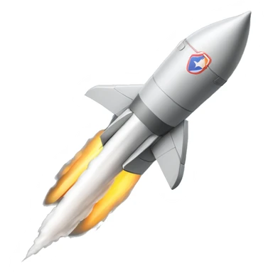 missile isometric sticker