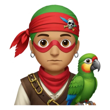 pirate and pa sticker