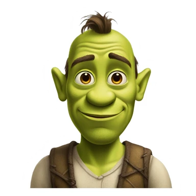 Skinny shrek sticker