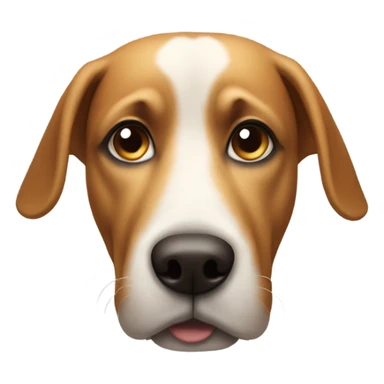 Dog side eyeing someone sticker