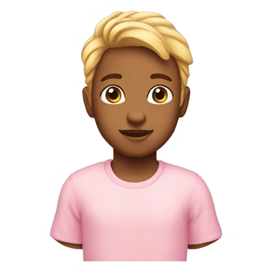 Ok emoji but baby pink sticker