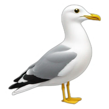 Door gull sticker