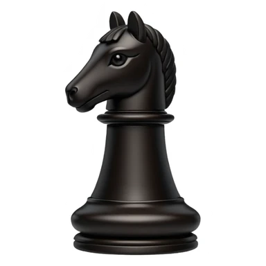 black chess pieces, rook piece sticker