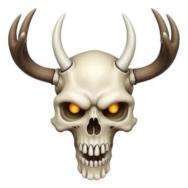 Wendigo skull  sticker