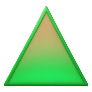 green triangle pointing up sticker