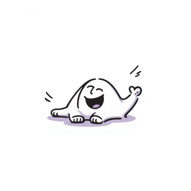 rolling on the floor laughing face emoji, hand-drawn chalk style, soft lilac color palette, rough pastel chalk texture, expressive, emotional, dark background, for Telegram channel sticker