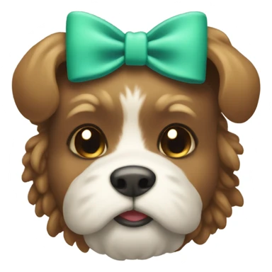 Caboodle with a bow on its head  sticker