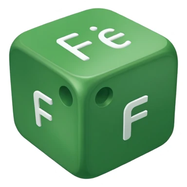 the green die "friend" sticker