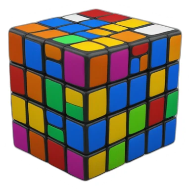 Simple 3x3 Rubik's cube  sticker