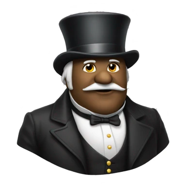 Sark with tophat sticker