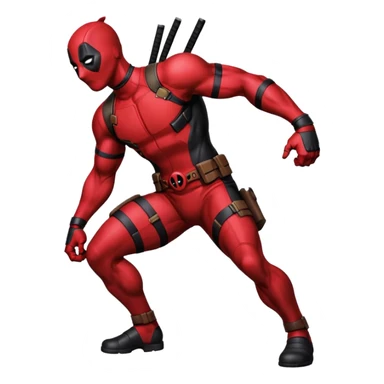 DeadPool butt sticker