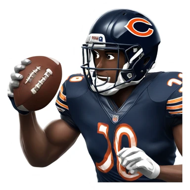 Chicago bears football  sticker