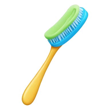 A sad toothbrush sticker