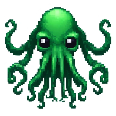 Cthulhu pixel 8bits sticker