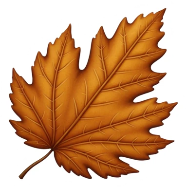 autumn leaf  sticker