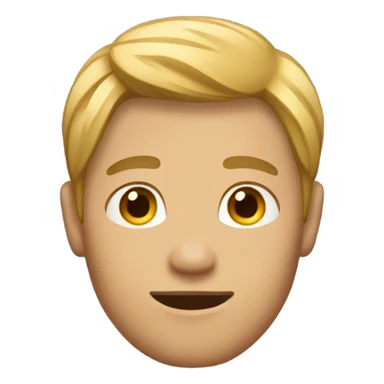 Male tan med length hair sticker