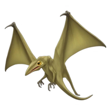 Panicky Petrie pterosaur sticker