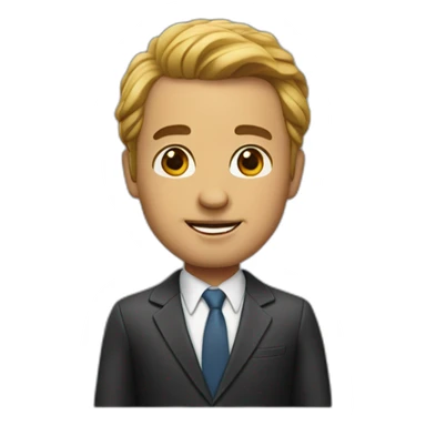 buisnessman memoji sticker