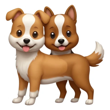 Dogs humping sticker