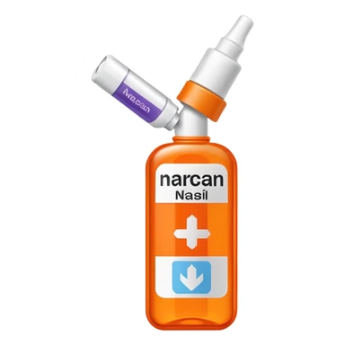 narcan nasal spray sticker