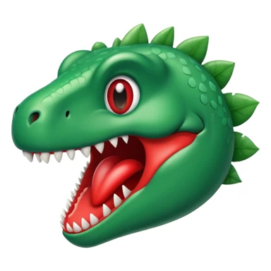 Tiranosaurio con un corazón enamorado  sticker