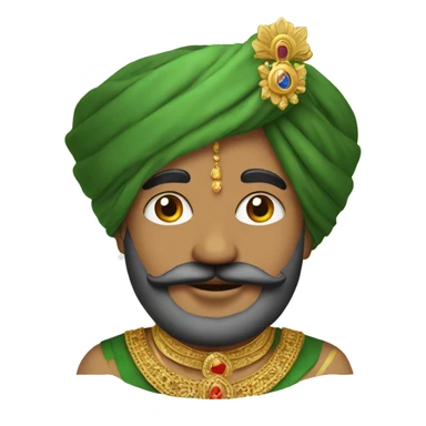 Maharaja Character  sticker