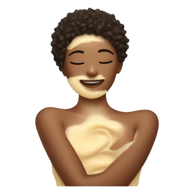 body scrub made from natural oils sticker