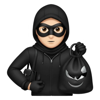 masked thieve sticker