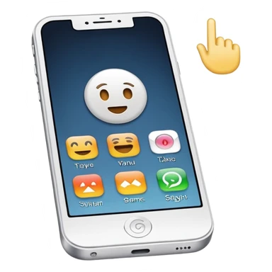 Dokunmatik telefon beyaz ekran sticker