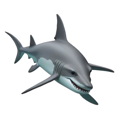 Hammerhead shark sticker