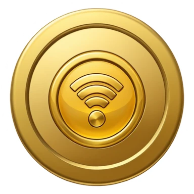 wifi coin  sticker