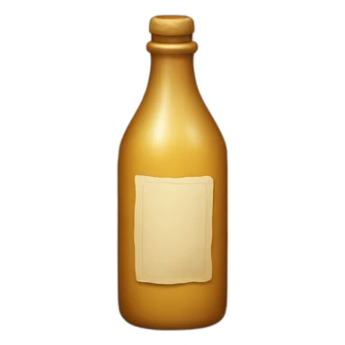 Bouteille avec un parchemin à l'intérieur sticker