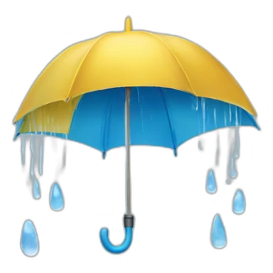 Pluie sticker