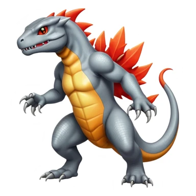  Cool Edgy Shiny Greymon-Charmeleon-Reptile full body sticker