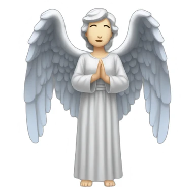 Asian weeping angel full body sticker