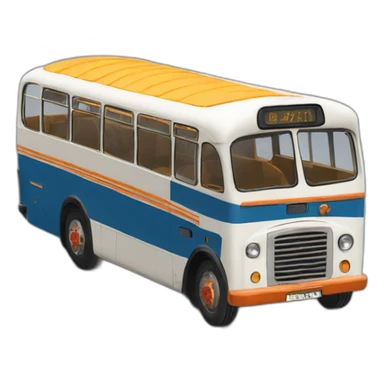 cabina autobus Leyland Comet sticker