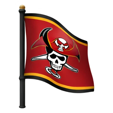 Tampa bay bucs flag sticker