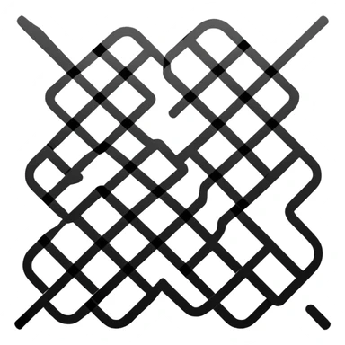 black and white checkered square sticker