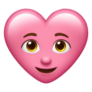 Corazón rosado sticker