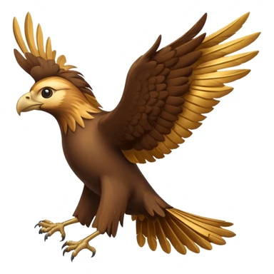 medieval animal flying sticker