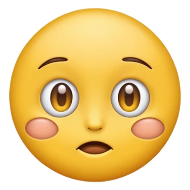 Yellow emoji with one eye twitching sticker